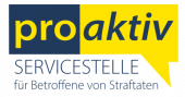 Logo proaktiv - Ein Projekt der Opferhilfe e.V., Servicestelle für Betroffene von Straftaten ©Opferhilfe Berlin