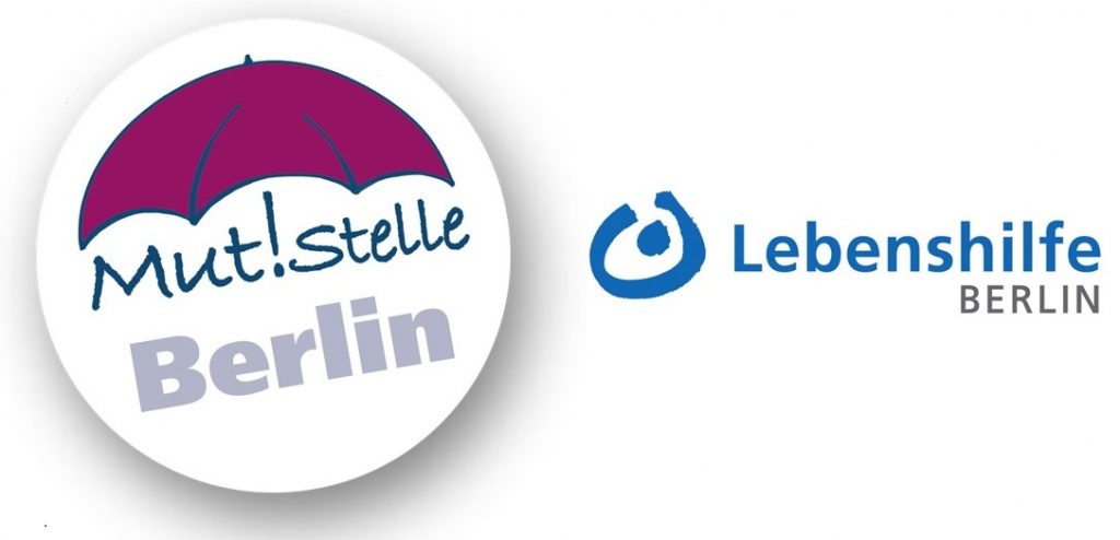 Logo Mutstelle Berlin, © Mutstelle Berlin Logo Lebenshilfe Berlin, © Lebenshilfe Berlin