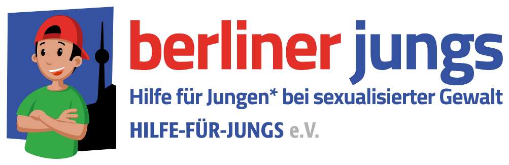 Logo berliner jungs - Hilfen für Jungen* bei sexualisierter Gewalt © Hilfe-für-jungs e.V.