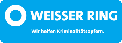Logo Weisser Ring - Wir helfen Kriminalitätsopfern © Weisser Ring